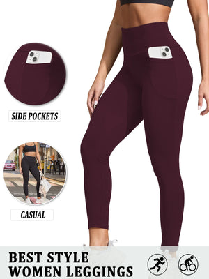 Super Soft Sports Leggings With Pockets For Women High Waisted Workout Yoga Super Soft Sports Leggings With Pockets For Women High Waisted Workout Yoga