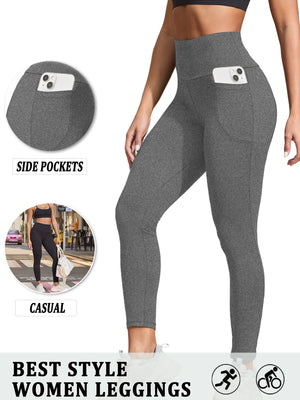 Super Soft Sports Leggings With Pockets For Women High Waisted Workout Yoga Super Soft Sports Leggings With Pockets For Women High Waisted Workout Yoga