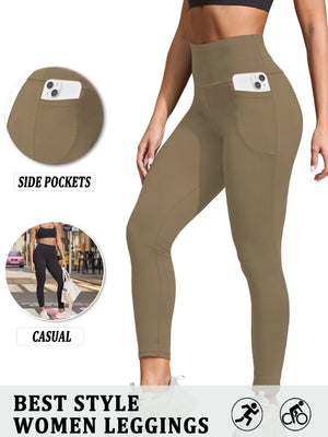 Super Soft Sports Leggings With Pockets For Women High Waisted Workout Yoga Super Soft Sports Leggings With Pockets For Women High Waisted Workout Yoga