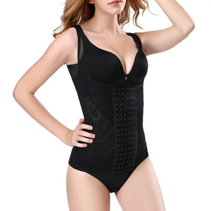 Women's Waist Trainer Corset with 6 Rows Hooks Lace Ventilate Vest Women's Waist Trainer Corset with 6 Rows Hooks Lace Ventilate Vest