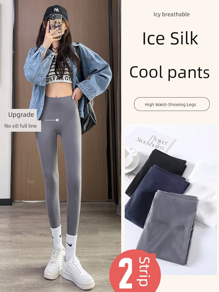 Ice Silk Leggings Women's