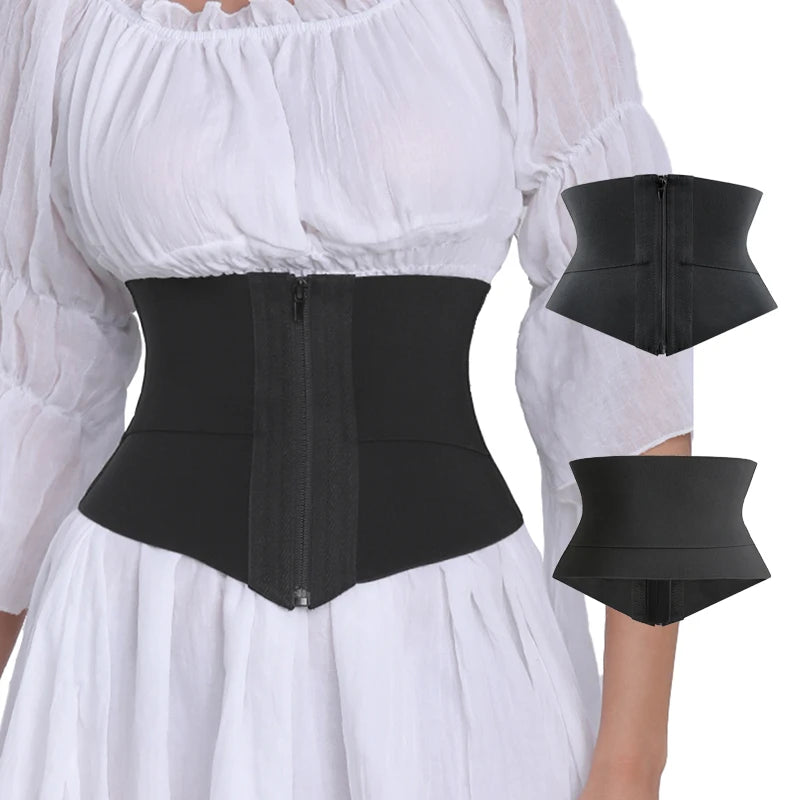 Latex Waist Trainer Body Shaper Tummy Slimming ShapewearF