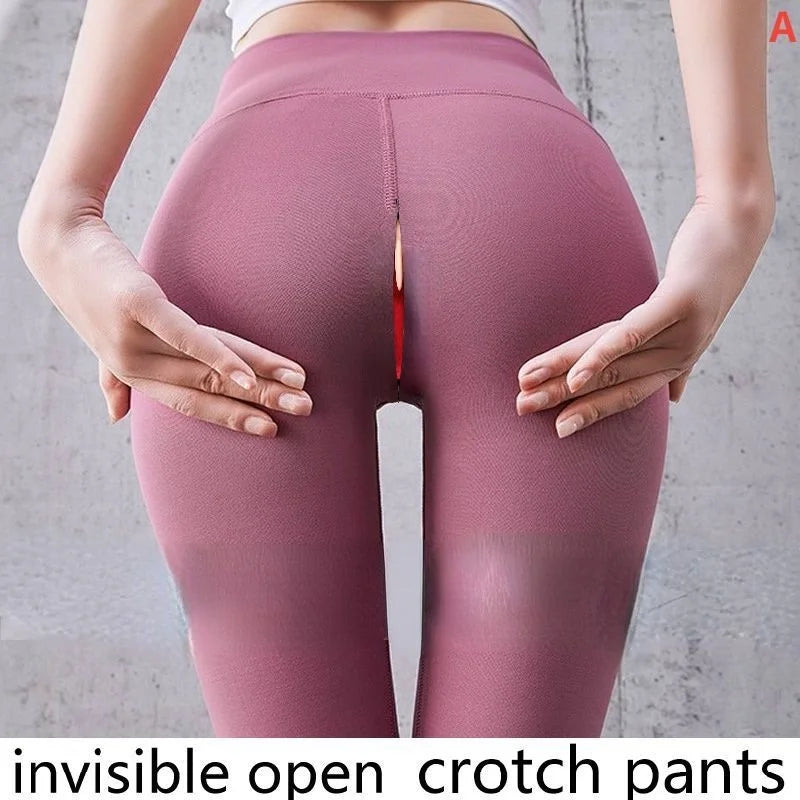 Open Crotch Tight Leggings