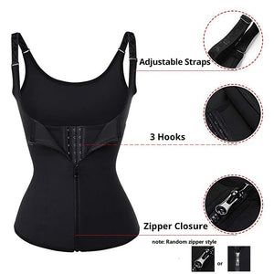 Waist Trainer Tank Top For Women Zipper Body Shaper Tummy Waist Trainer Tank Top For Women Zipper Body Shaper Tummy