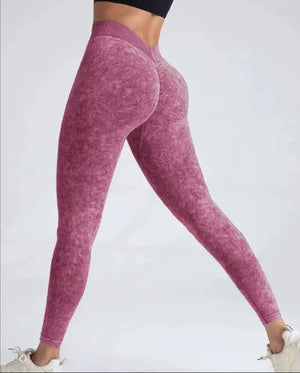 Sports Seamless Leggings Women V-back Waist Tights Sports Seamless Leggings Women V-back Waist Tights