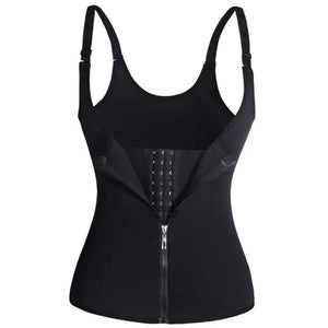 Waist Trainer Tank Top For Women Zipper Body Shaper Tummy Control Waist Trainer Tank Top For Women Zipper Body Shaper Tummy Control
