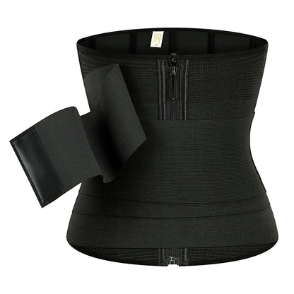 2 In 1 Slimming Belt Wrap Bandage Wrap Waist Trainer