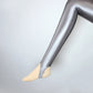 Satin GLOSSY OPAQUE Step-on-the-foot Shiny Wet look Tights