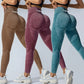 YIYI New Tik Tok Women Scrunch Butt Lifting Wash Acid Seamless Leggings