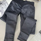 Mid-Waist Seamless Yoga Leggings with Nine-Point Butt Lift