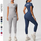 Custom Yoga Gym Legging Set for Women Breathable 2-Piece