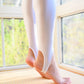 Satin GLOSSY OPAQUE Step-on-the-foot Shiny Wet look Tights