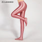 LEOHEX Spandex Glossy Opaque Pantyhose Shiny High Waist Tights