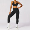 Depp V Neck Bra Scrunch Butt High Waist Leggings
