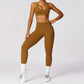 Depp V Neck Bra Scrunch Butt High Waist Leggings