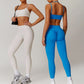 Backless Sports Bra Scrunch Butt Leggings Yoga Fitness