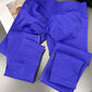 Mid-Waist Seamless Yoga Leggings with Nine-Point Butt Lift