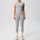 Custom Yoga Gym Legging Set for Women Breathable 2-Piece