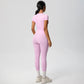 Custom Yoga Gym Legging Set for Women Breathable 2-Piece