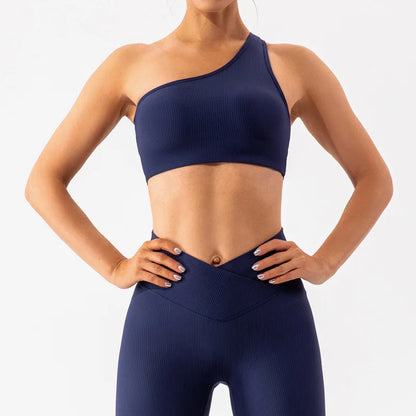 Activewear 2 Piece Set Cross Waist V Shape Leggings