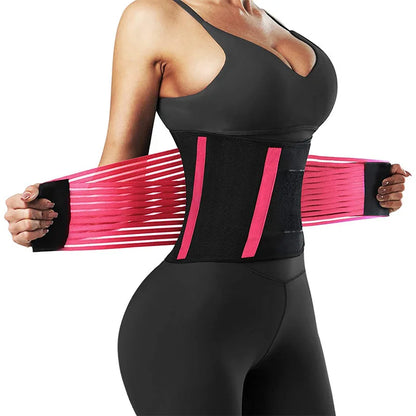 Waist Trainer Belt,Gym Lumbar Belt,Elastic Slimming Body Shaper