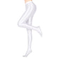 LEOHEX Spandex Glossy Opaque Pantyhose Shiny High Waist Tights