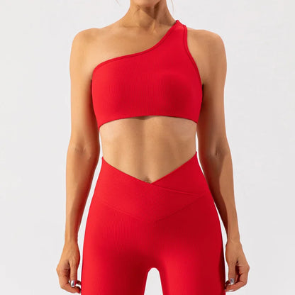 Activewear 2 Piece Set Cross Waist V Shape Leggings