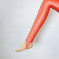 Satin GLOSSY OPAQUE Step-on-the-foot Shiny Wet look Tights