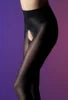 Sexy Unisex Reflect Light Open Crotch Yoga Stockings