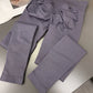 Mid-Waist Seamless Yoga Leggings with Nine-Point Butt Lift
