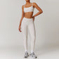 Backless Sports Bra Scrunch Butt Leggings Yoga Fitness