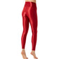 Yoga Pants Leggings Solid Color Glossy Stretchy Athletic Pants