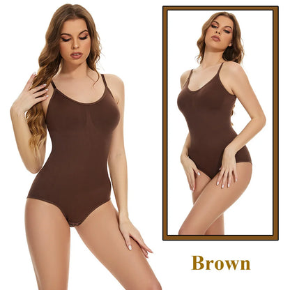 Naisstoo Shapewear bodysuit tummy control hooks crotch
