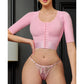 Stylish Shaped Up Shapewear Tops Fashion Front Breasted Seamless Thong Body Shaper