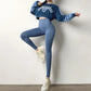 Fitness Women Sport Seamless Leggings High Waist Elastic Solid Yoga Leggings