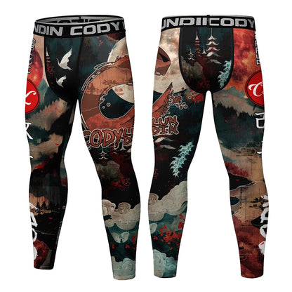 Men's Running Leggings Sportswear Quick Dry Gym Fitness Tights