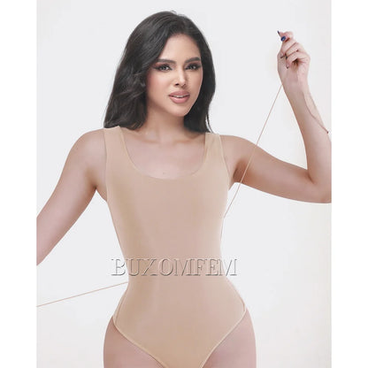Back Strap Seamless Compression Shapewear Shaped Up Adjustable Girdle