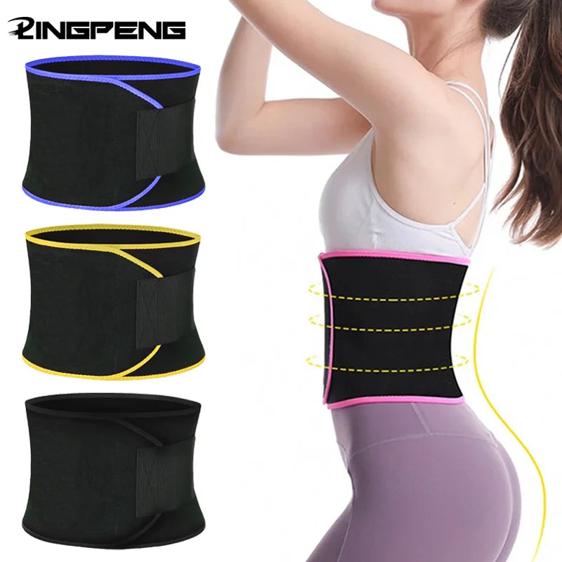 Woman Men Waist Trainer Sauna Sweat Belt Belly Corsets Control