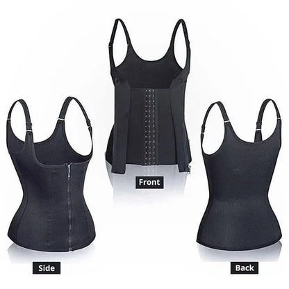 Comfortable Women Waist Trainer Adjustable Three Row Buckle Body Corset