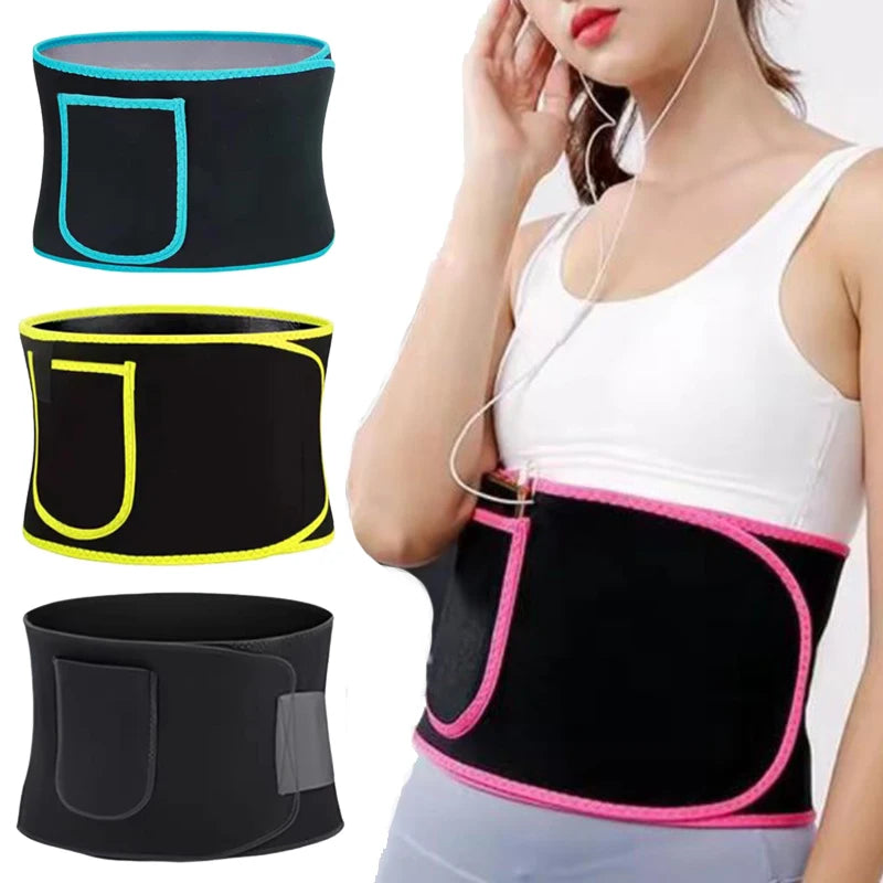 Waist Trainer Belt Sports Sweatband Yoga Waist Protection