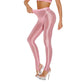 Sexy Glossy Leggings For Women Transparent High Waist