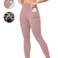 Super Soft Sports Leggings With Pockets For Women High Waisted
