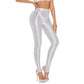 Sexy Glossy Leggings For Women Transparent High Waist