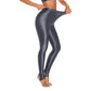 Sexy Glossy Leggings For Women Transparent High Waist