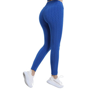 Sexy New Jacquard Anti Cellulite Yoga Pants Fitness Tights