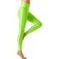 Yoga Pants Leggings Solid Color Glossy Stretchy Athletic Pants