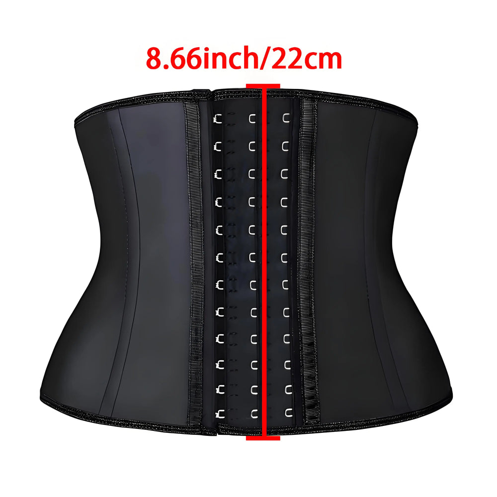 8.66 inch Short Torso Smooth Latex waist trainer