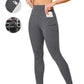 Super Soft Sports Leggings With Pockets For Women High Waisted