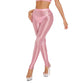 Sexy Glossy Leggings For Women Transparent High Waist
