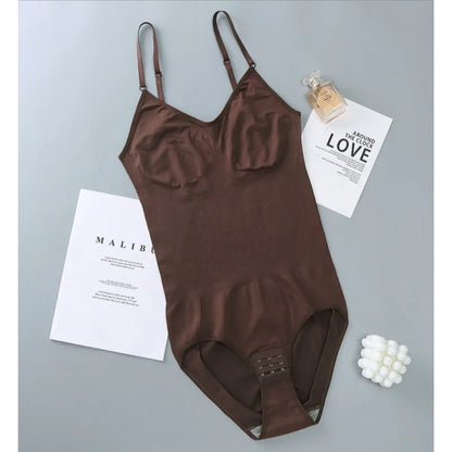 Classic Solid Color Shapewear Tight-fitting Suspension Hip Lift Tummy